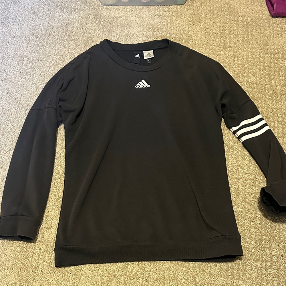 Adidas Women’s Black Crewneck Sweatshirt size small